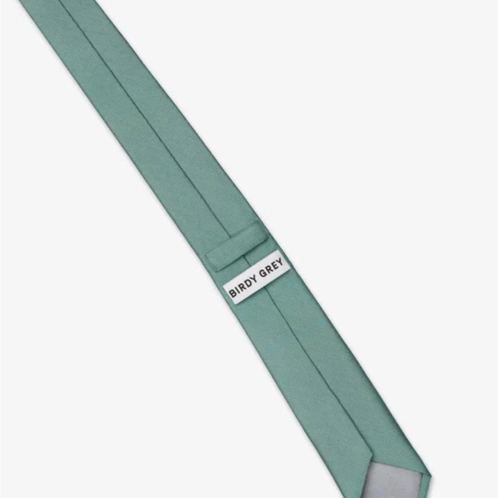 Birdy Grey Sea Glass Men's Tie - Picture 3 of 5